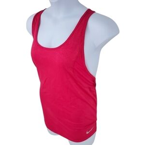 Nike‎ Dri-FIT Womens Activewear Athletic Pink Tank Top Size 2X